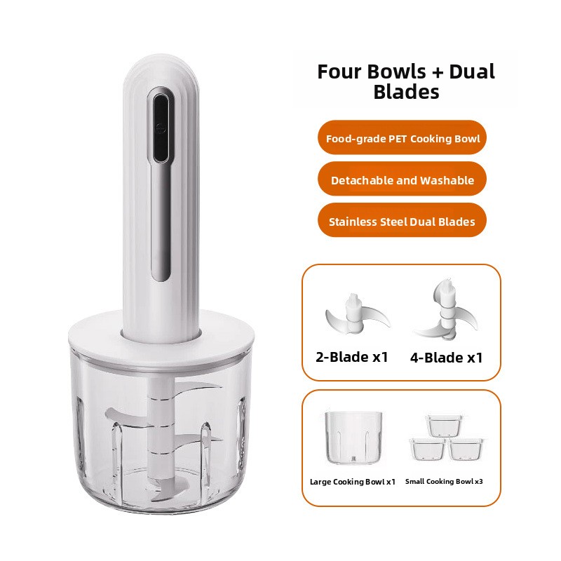 Baby Food Brand - Wireless Garlic Masher Multi-Function Charging Home