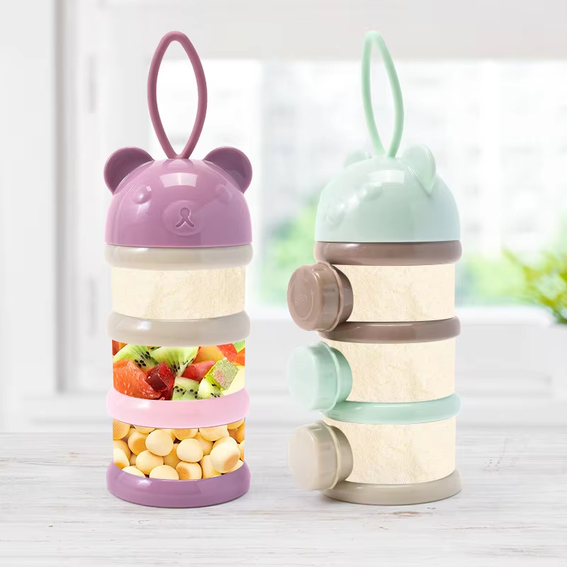 Baby Food Organizer - 3/4Layer Baby Portable Baby Food Storag