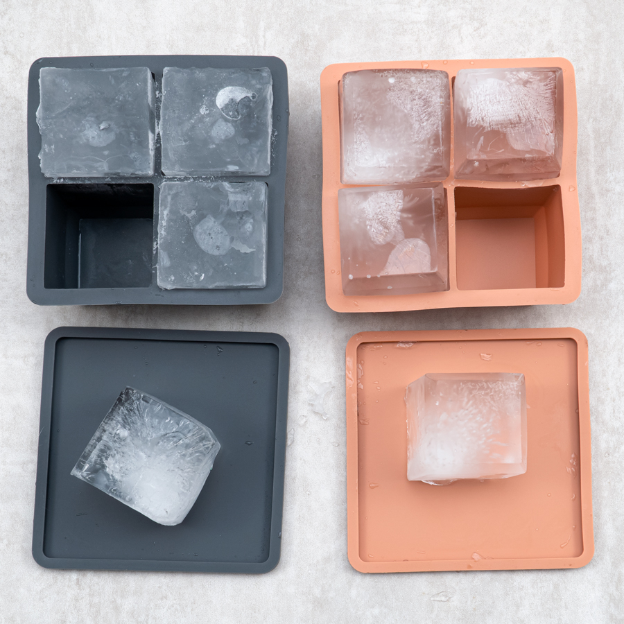 Baby Food Organizer - Food Grade Soft Silicone Square Ice