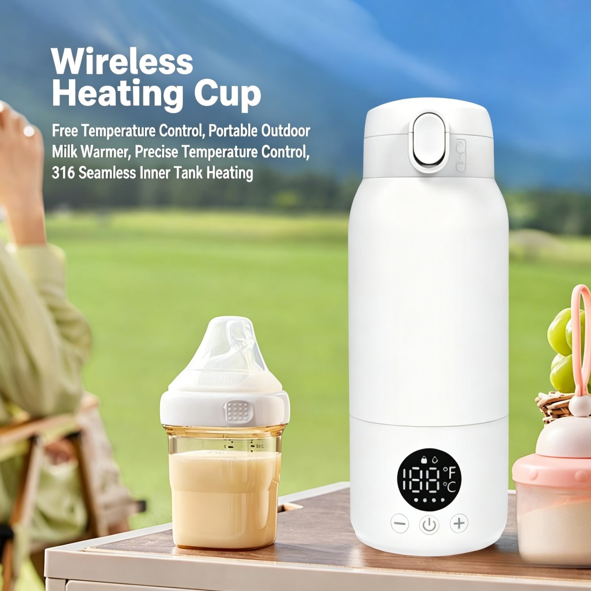 Baby Food Thermos - Portable Baby Milk Bottles Warmer 500ML