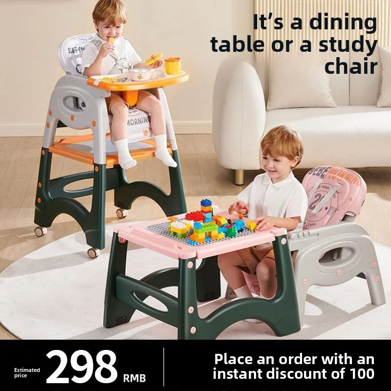 Adjustable Portable Kids Dinin - Baby Food Chair ulasan dan harga