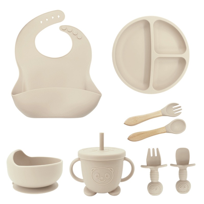 Baby Feeding Spoon Set 8 Pcs F - Baby Food Utensils Set ulasan dan harga