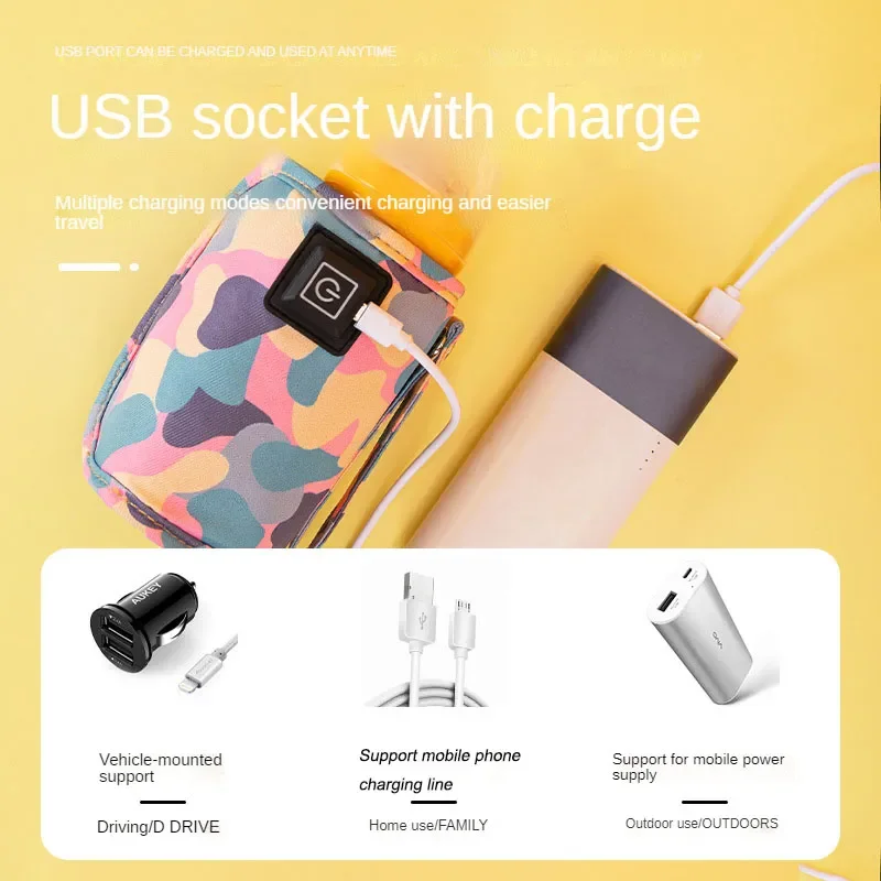 USB Milk Water Warmer Stroller - Baby Food Thermos ulasan dan harga