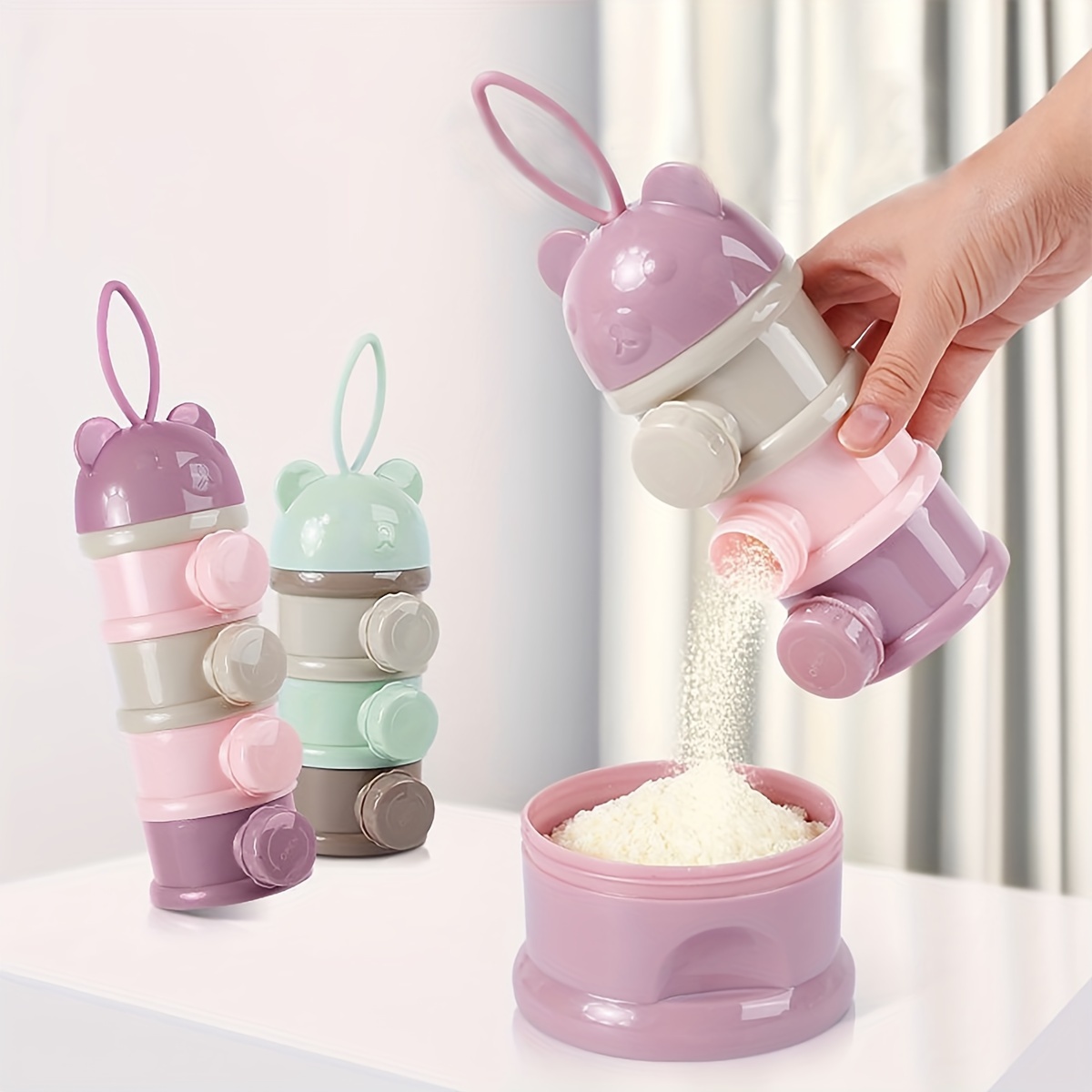 Large Capacity Baby Milk Powde - Baby Food Organizer ulasan dan harga