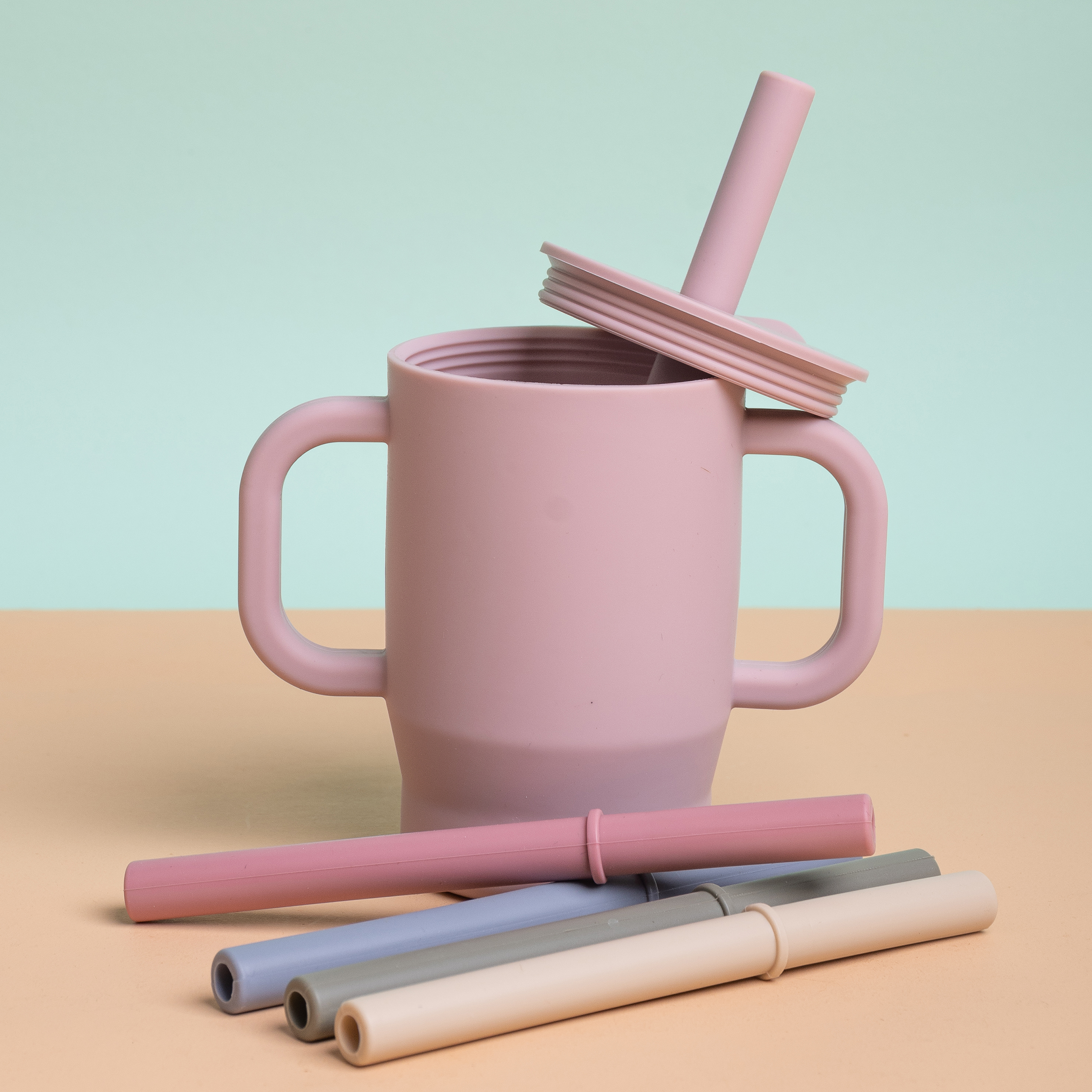 Morandi Color Silicone Straw,  - Baby Food Thermos ulasan dan harga