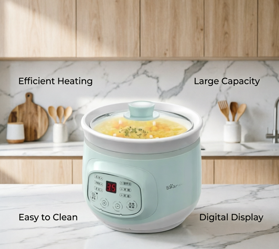 Bear Brand Mini Ceramic Stew P - Baby Food Brand ulasan dan harga