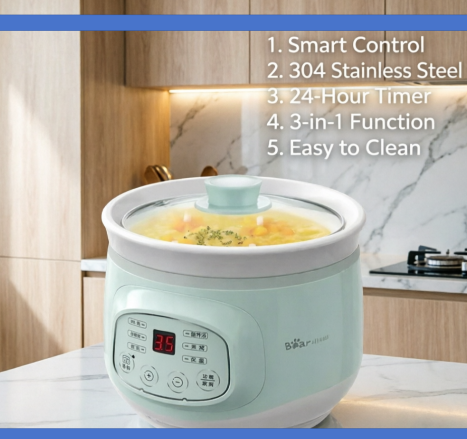 Bear Brand Mini Ceramic Stew P - Baby Food Brand ulasan dan harga