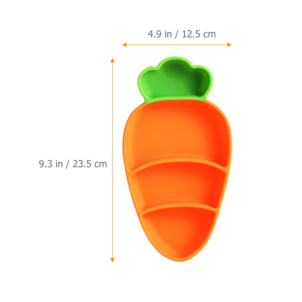 1Set Carrot Design Baby Tablew - Baby Food Utensils Set ulasan dan harga