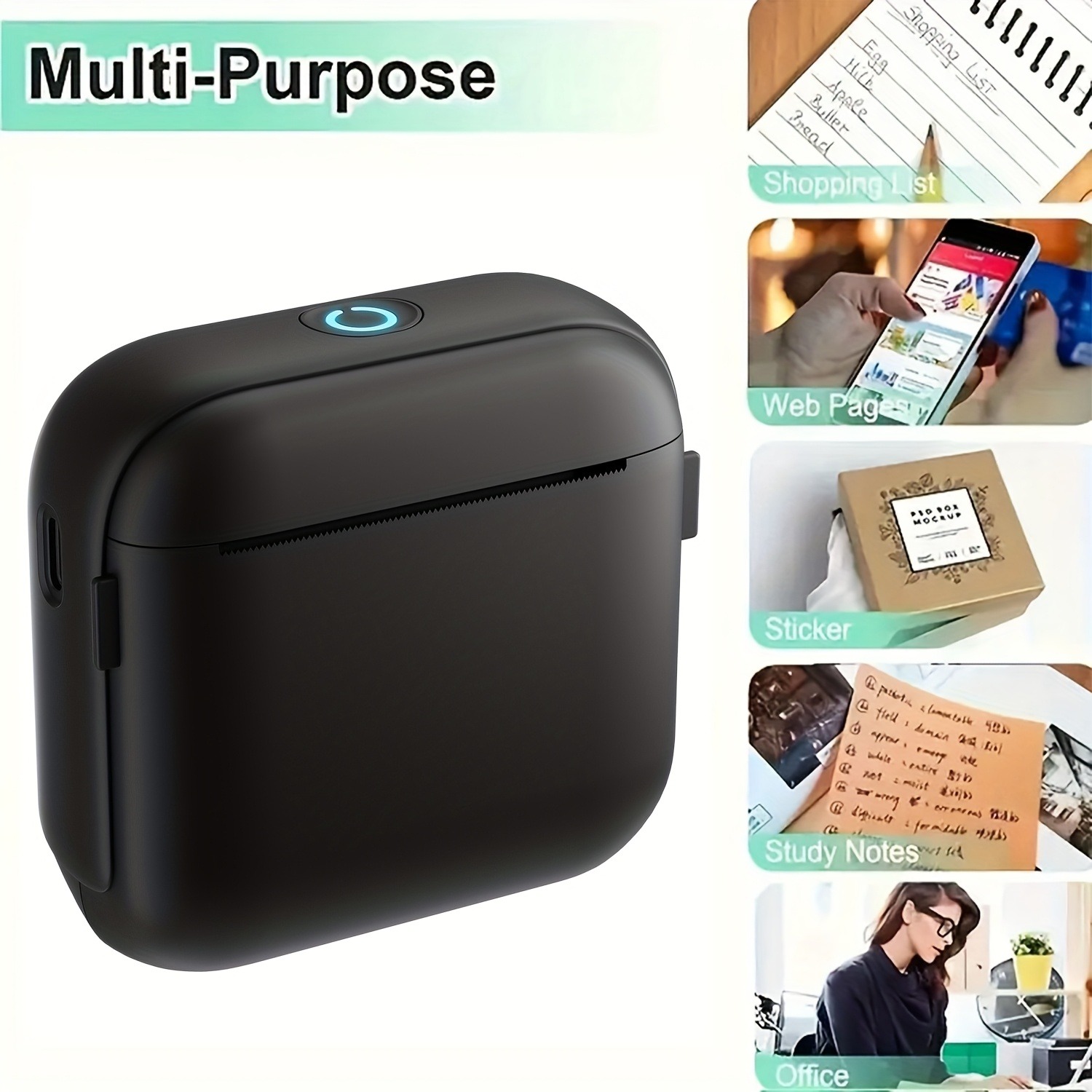Portable Thermal Printer - Ins - Baby Food Label ulasan dan harga