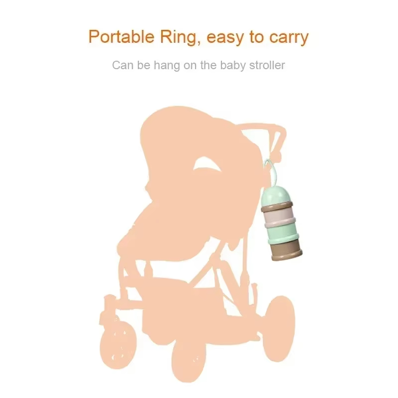 Colored Milk Powder Box Conven - Baby Food Organizer ulasan dan harga