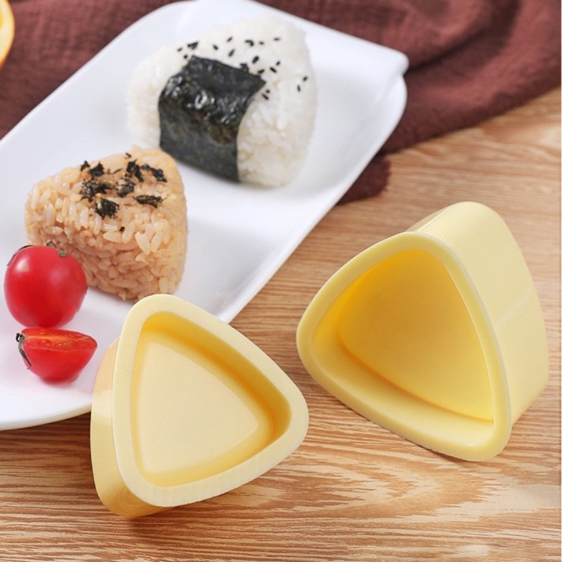 1/2Pcs Triangular Plastic Sush - Baby Food Japanese ulasan dan harga