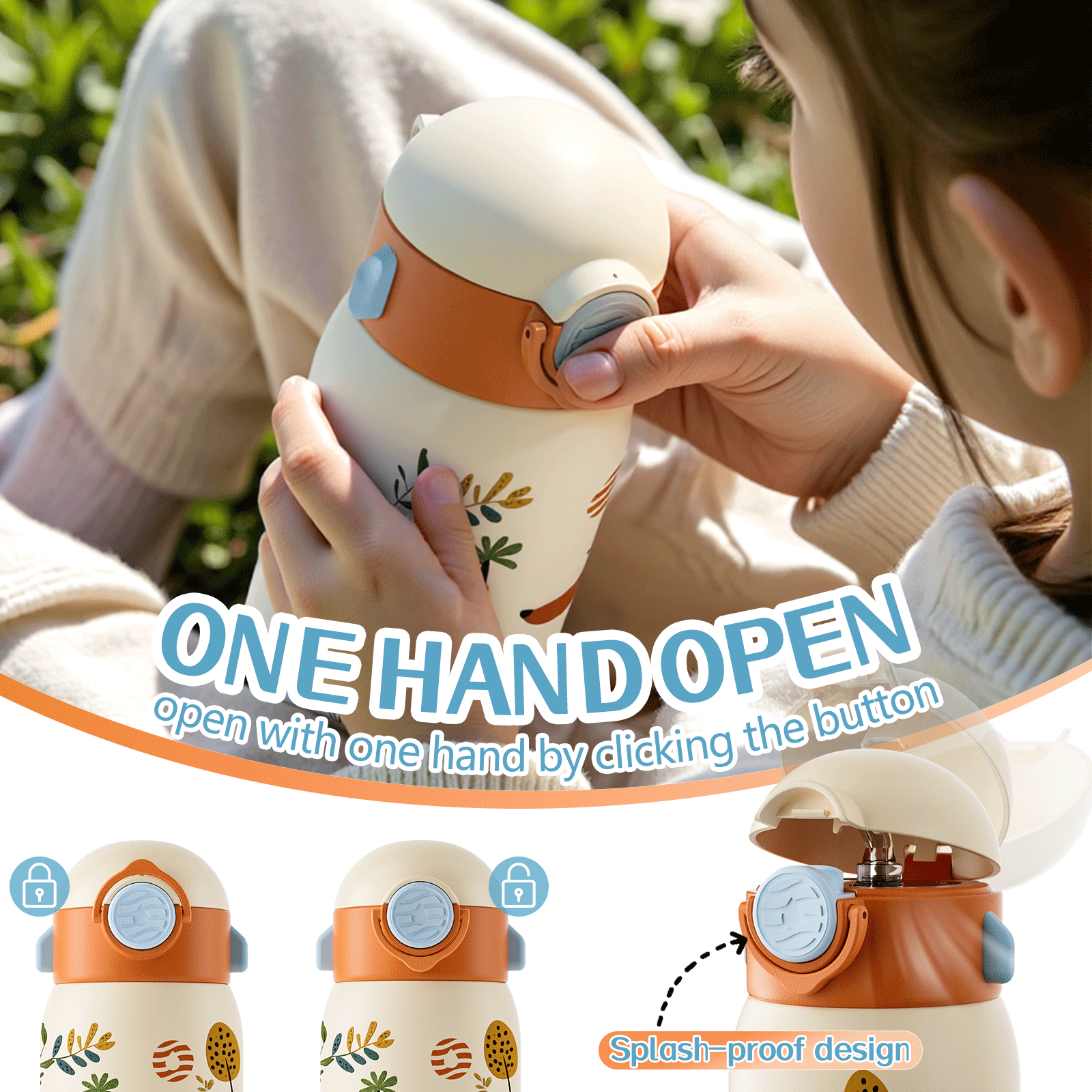 Fjbottle 400ml Kids Water Bott - Baby Food Thermos ulasan dan harga