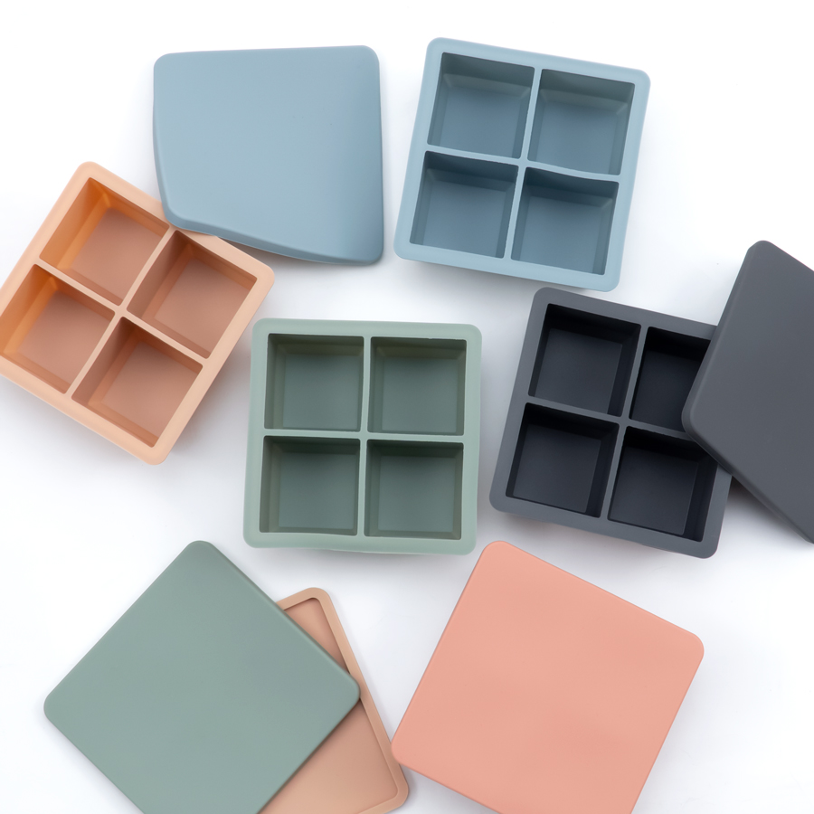 Food Grade Soft Silicone Squar - Baby Food Organizer ulasan dan harga
