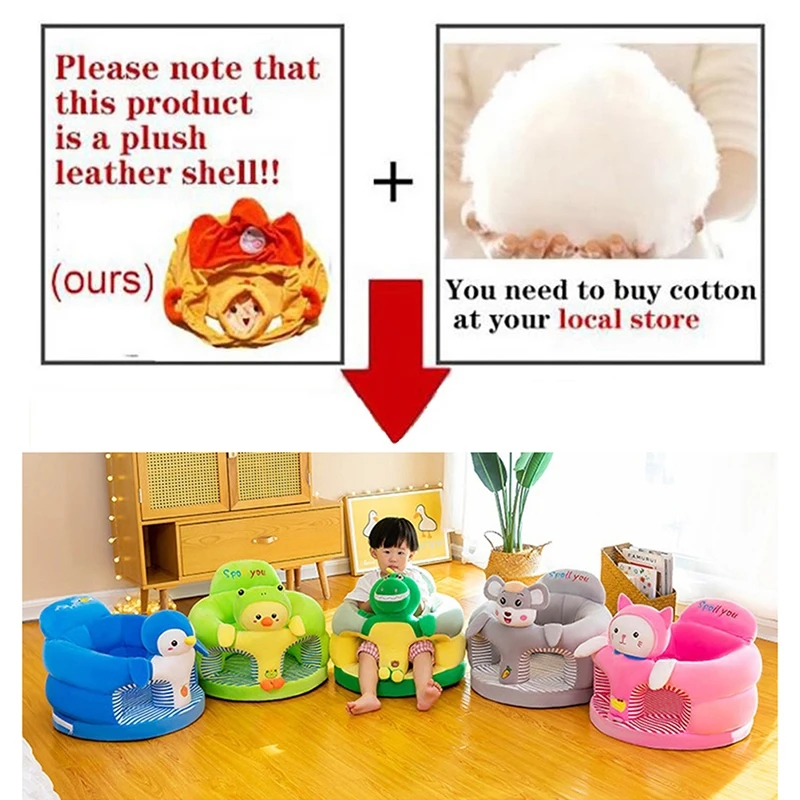 Cute Baby Sofa Support Seat Co - Baby Food Chair ulasan dan harga