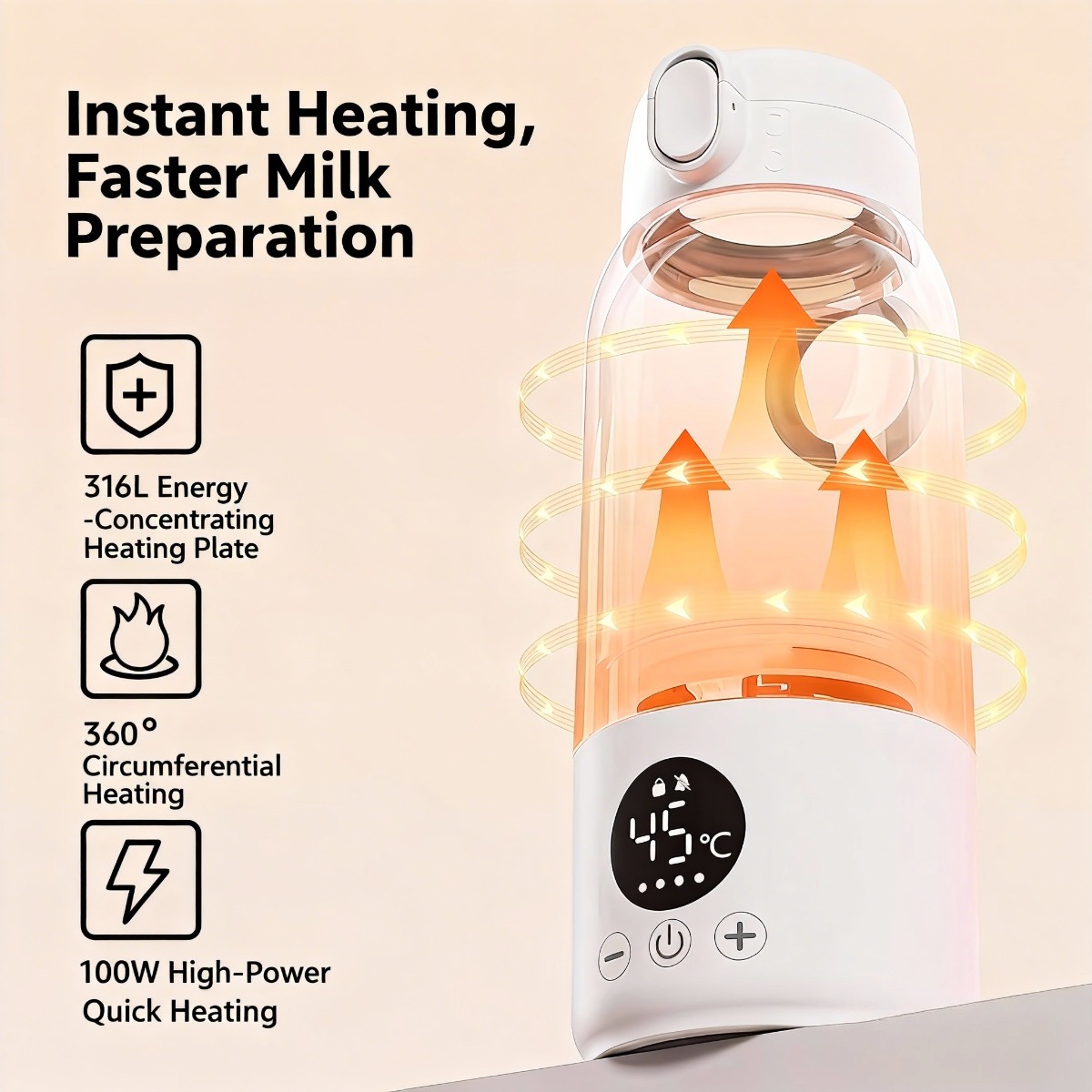 Portable Baby Milk Bottles War - Baby Food Thermos ulasan dan harga