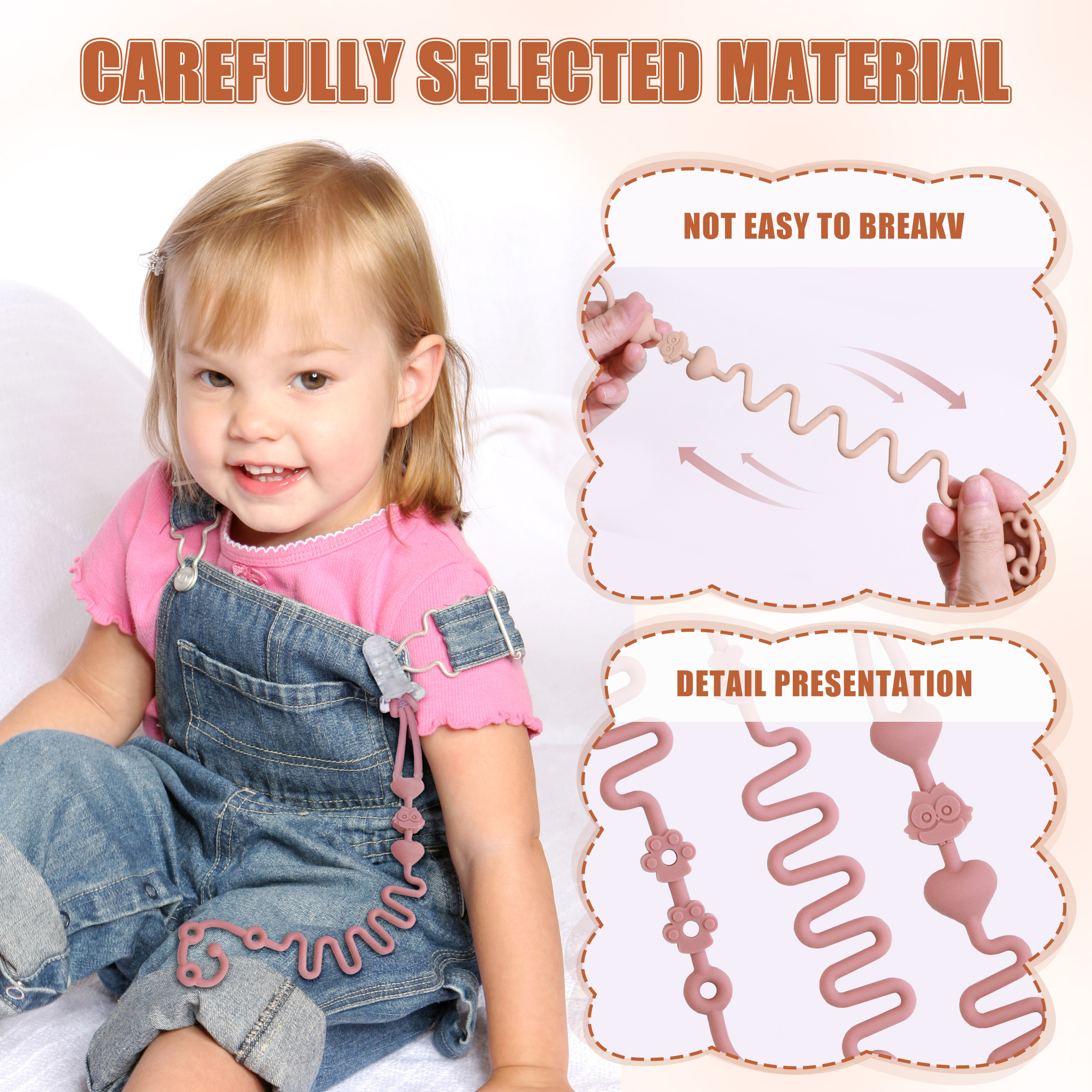 4-Piece Pack - Baby Toy Straps - Baby Food Bottle ulasan dan harga