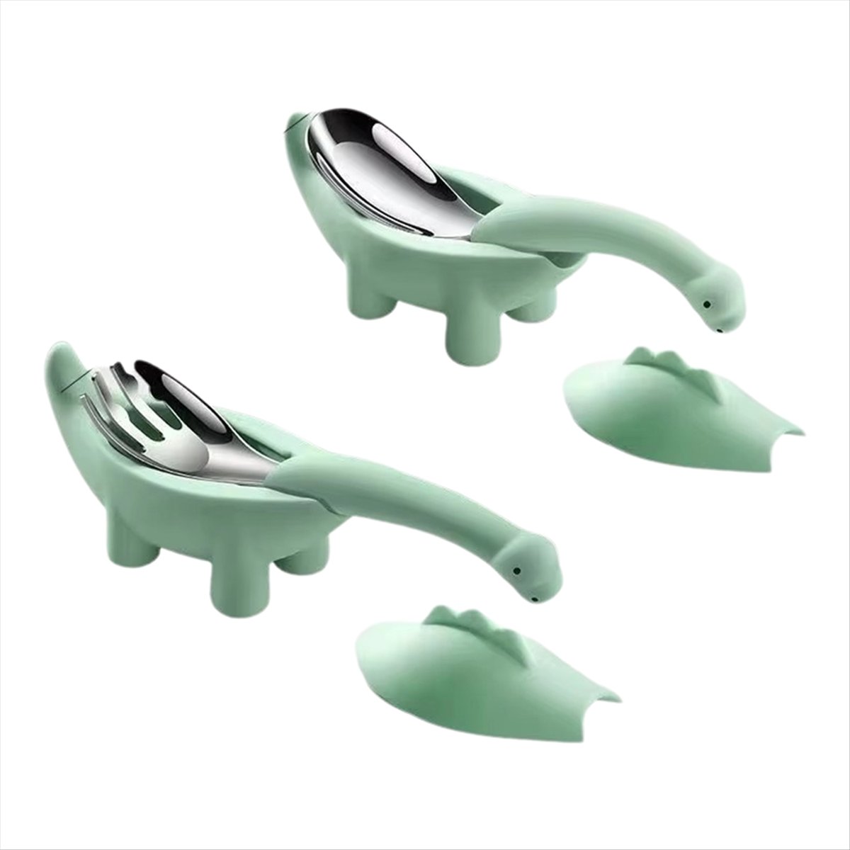 BAAQ Dinosaur Shaped Infant Fo - Baby Food Utensils Set ulasan dan harga