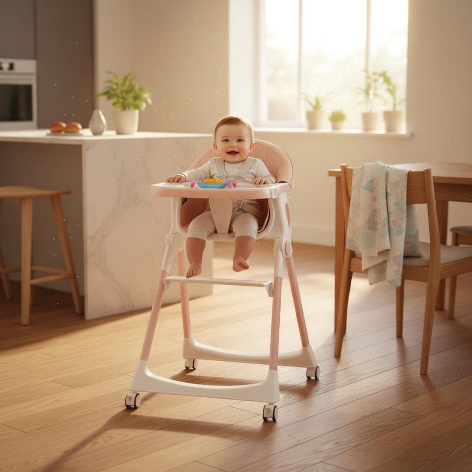 Adjustable Baby Dining Chair L - Baby Food Chair ulasan dan harga