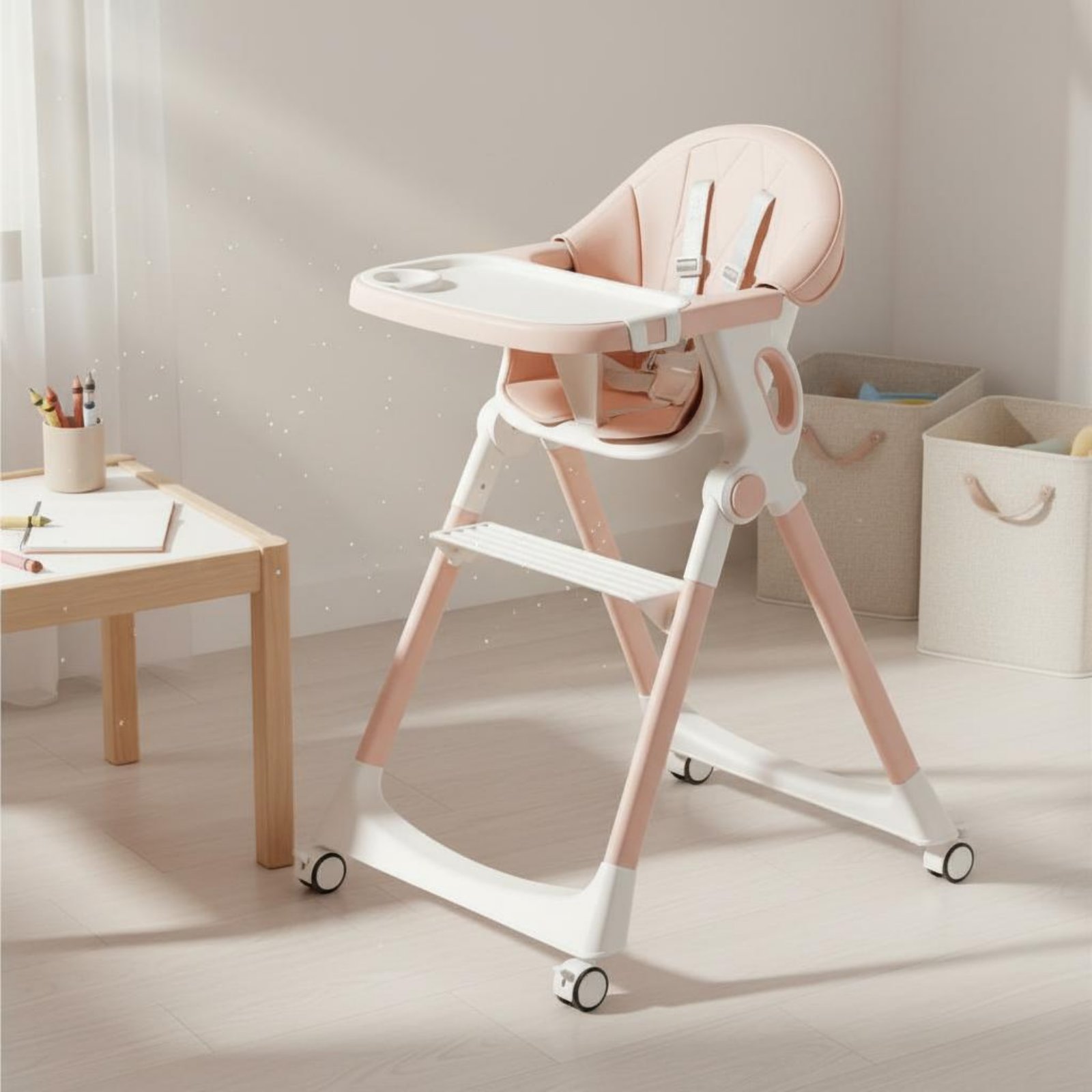 Adjustable Baby Dining Chair L - Baby Food Chair ulasan dan harga