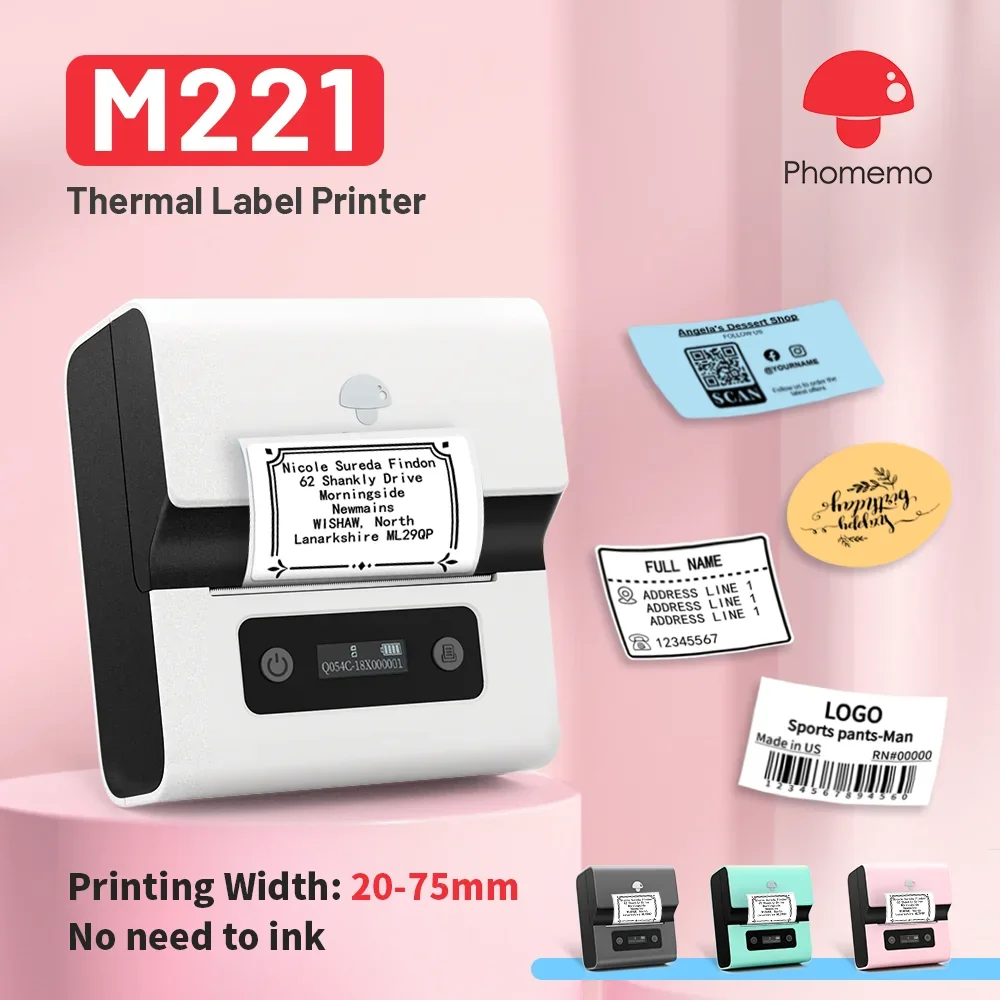 Phomemo M221 Portable Printer  - Baby Food Label ulasan dan harga