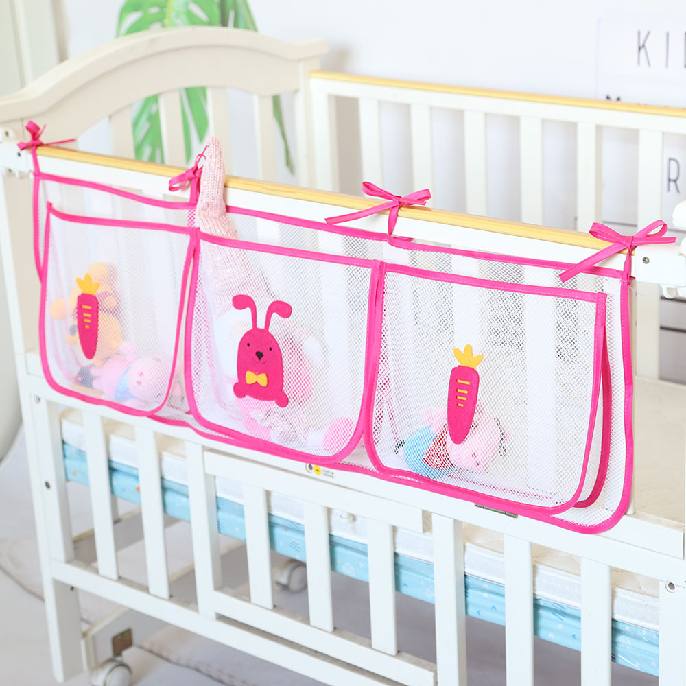 Cartoon Crib Storage Bag 3grid - Baby Food Organizer ulasan dan harga
