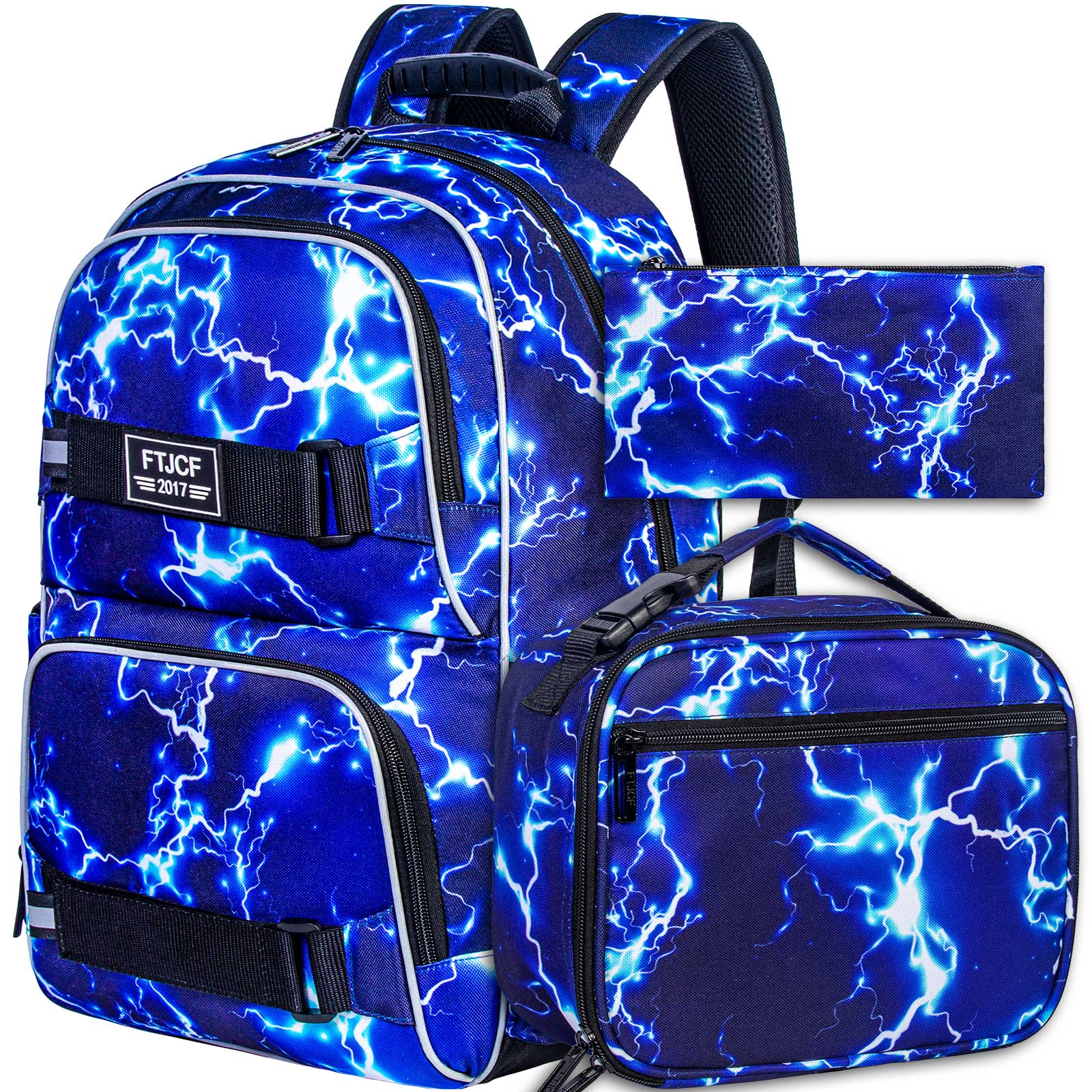 3PCS Lightning boys Backpack,  - Food Box Baby ulasan dan harga