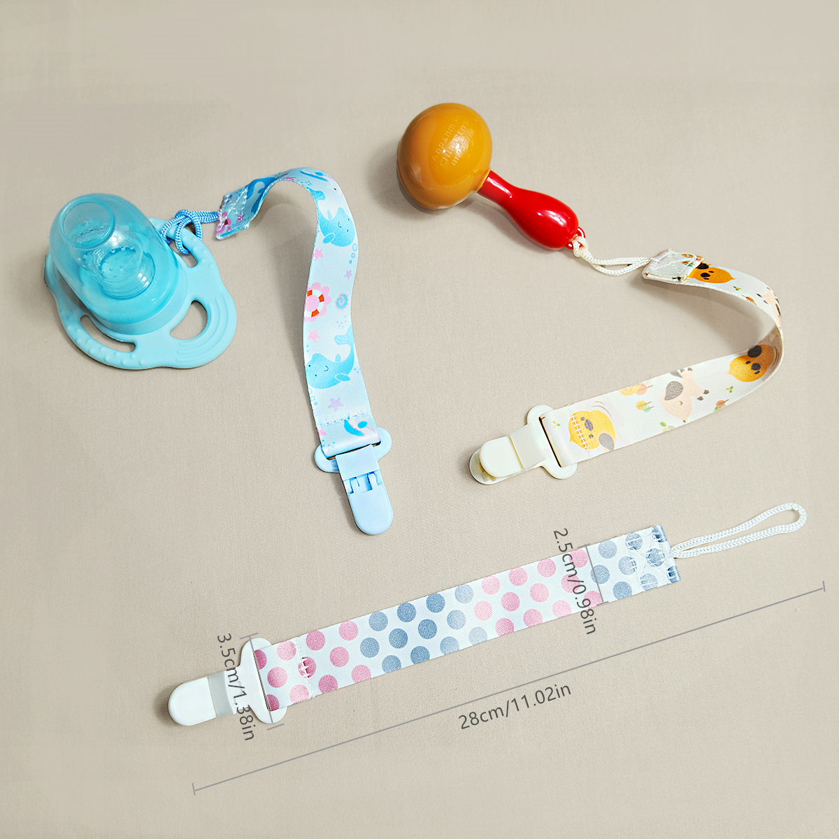 3PCS cartoon printed baby paci - Baby Food Bottle ulasan dan harga