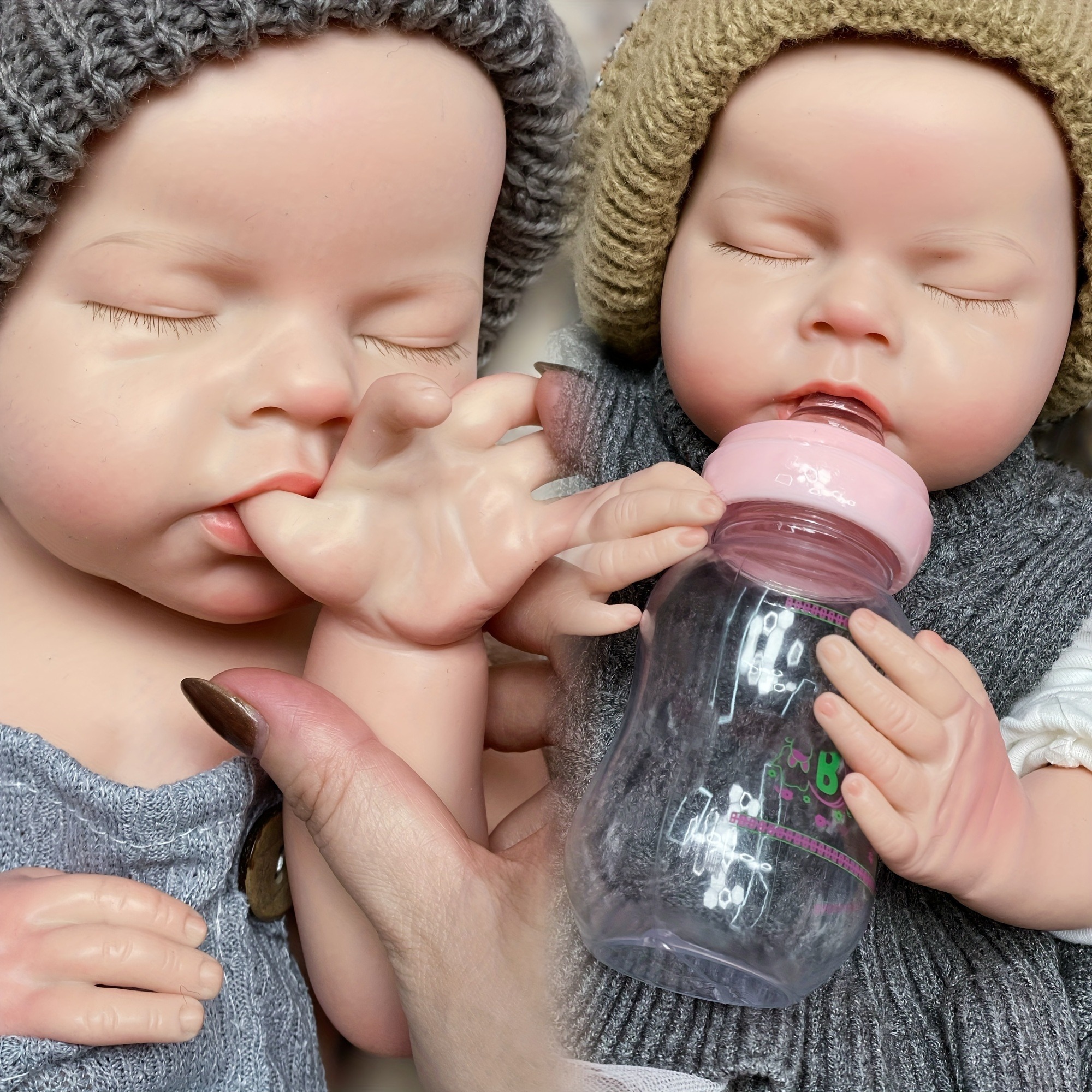 20 Inch Full Body Silicone Dol - Baby Food Bottle ulasan dan harga