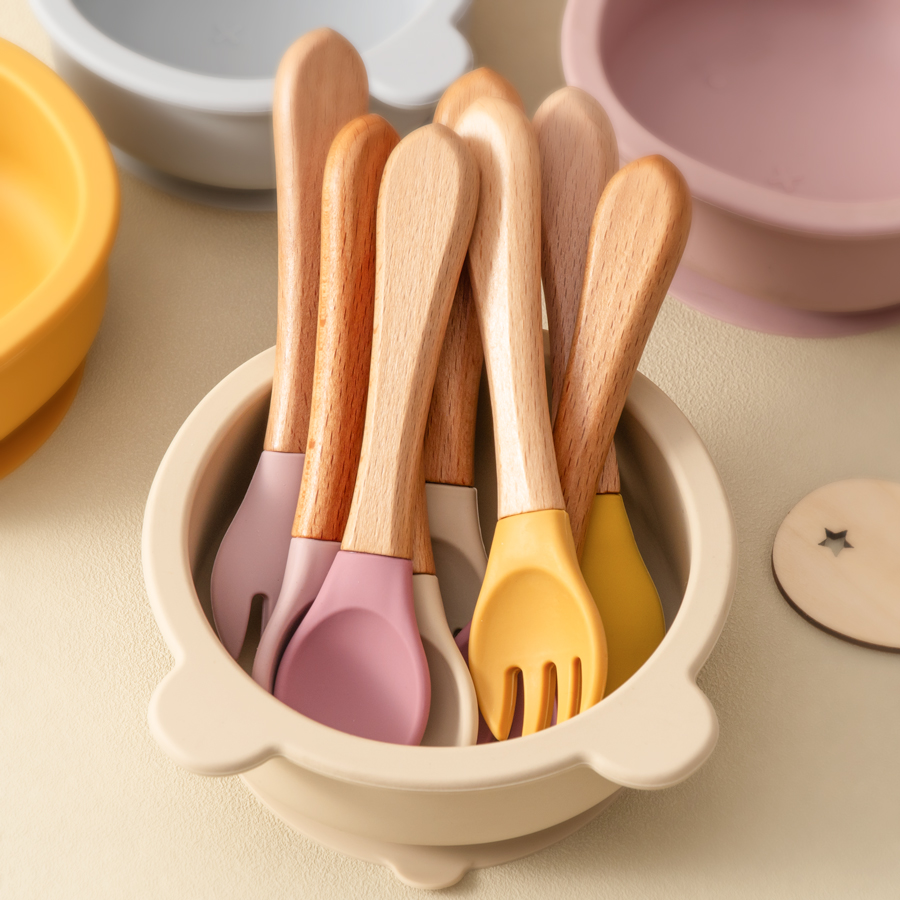 2PCS Baby Learning Spoons Uten - Baby Food Utensils Set ulasan dan harga