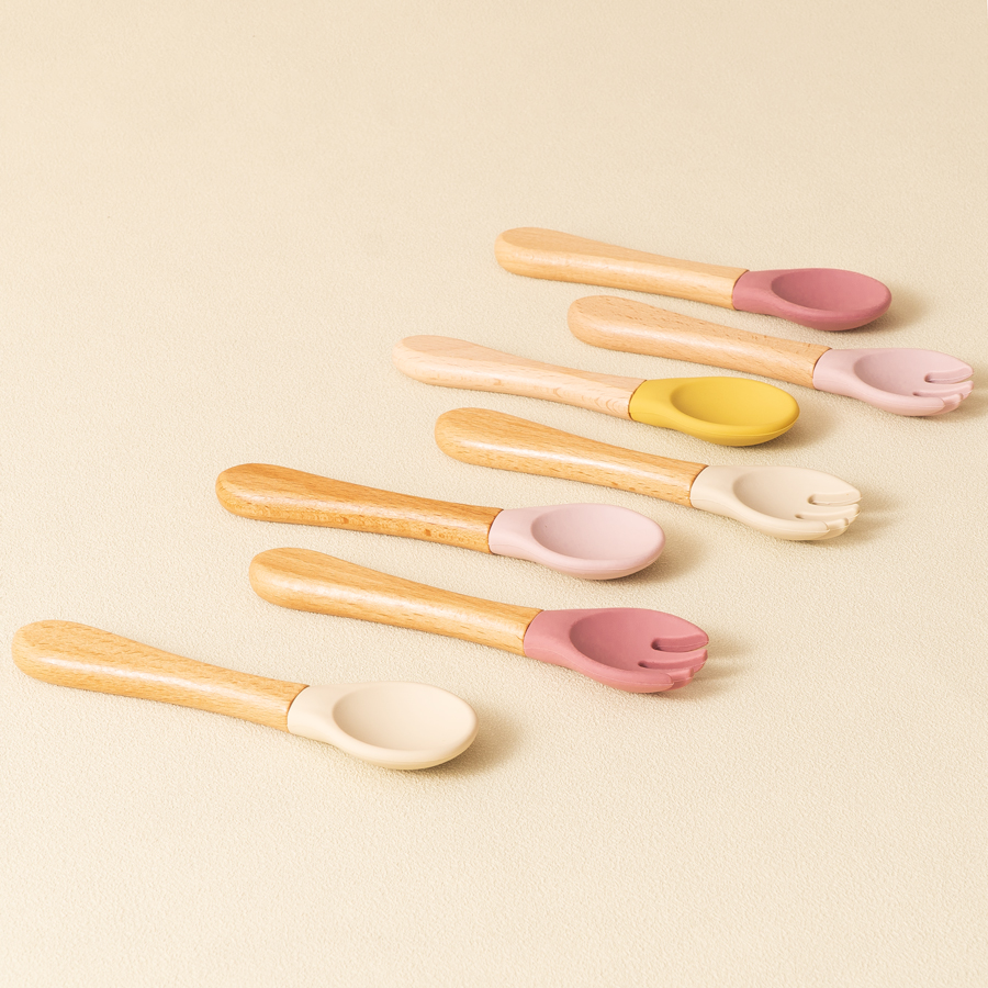 2PCS Baby Learning Spoons Uten - Baby Food Utensils Set ulasan dan harga