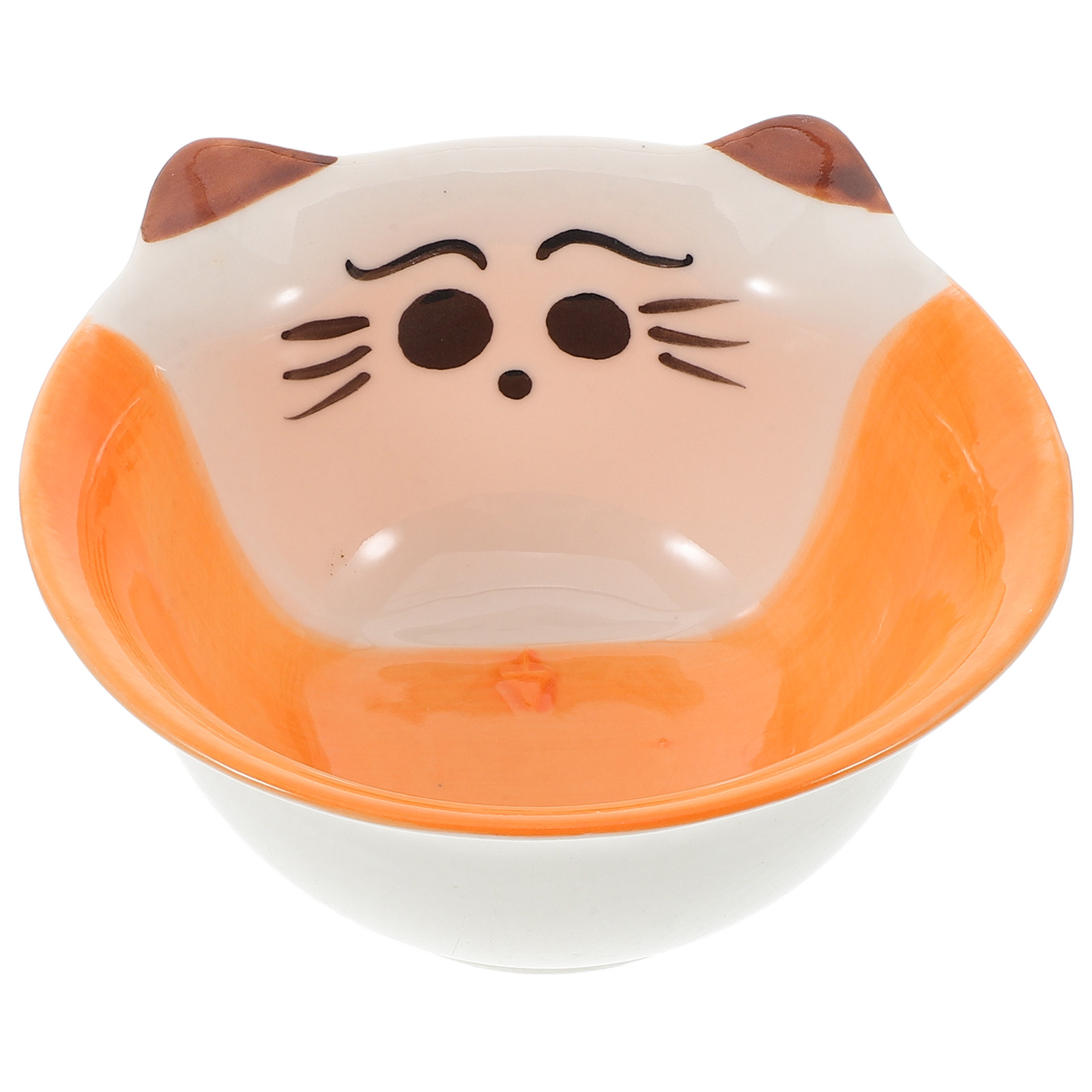 Cute Cat Shape Ceramic Bowl Sm - Baby Food Japanese ulasan dan harga