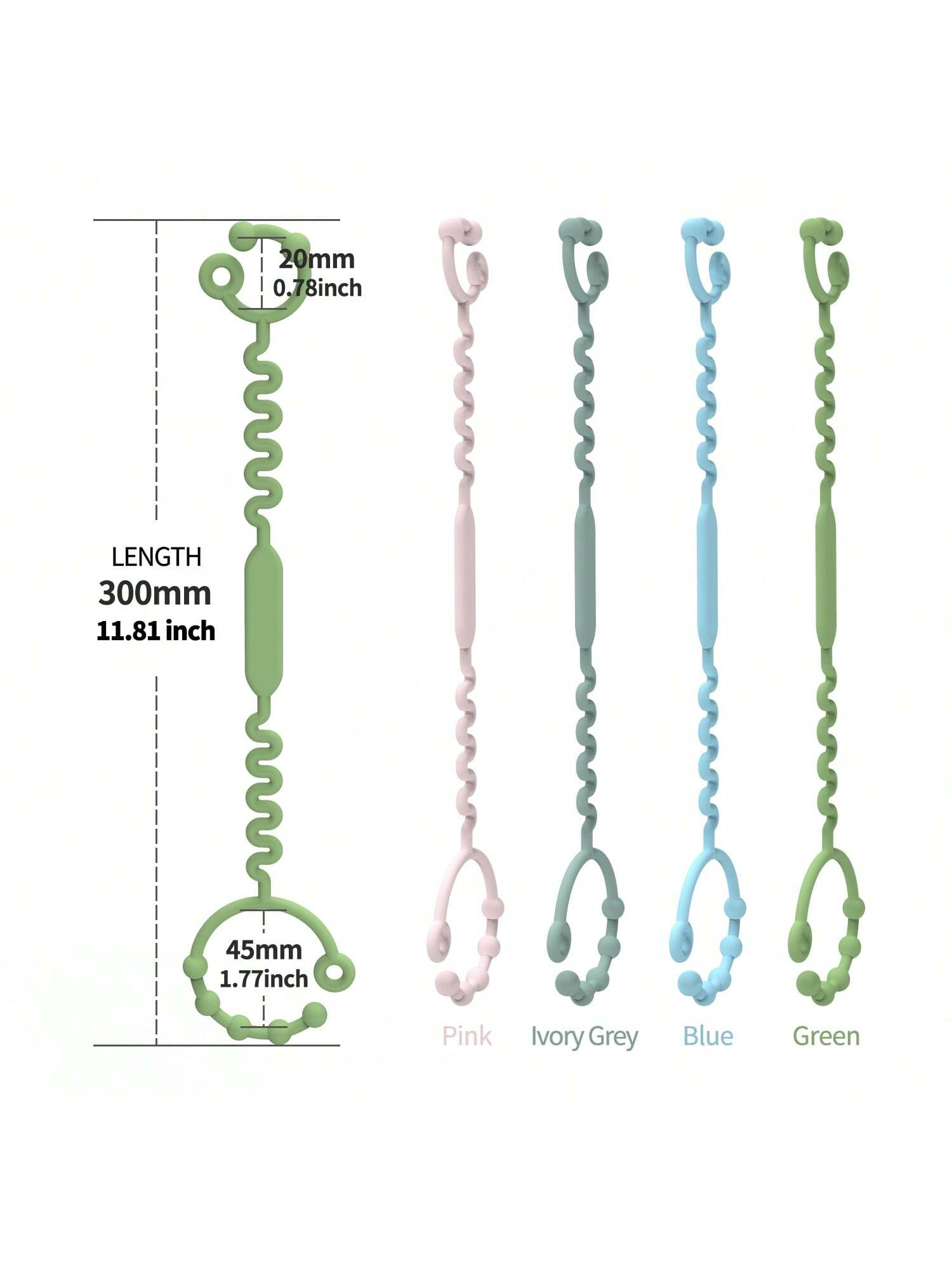 5PK Silicone Toy Straps. Safet - Baby Food Chair ulasan dan harga