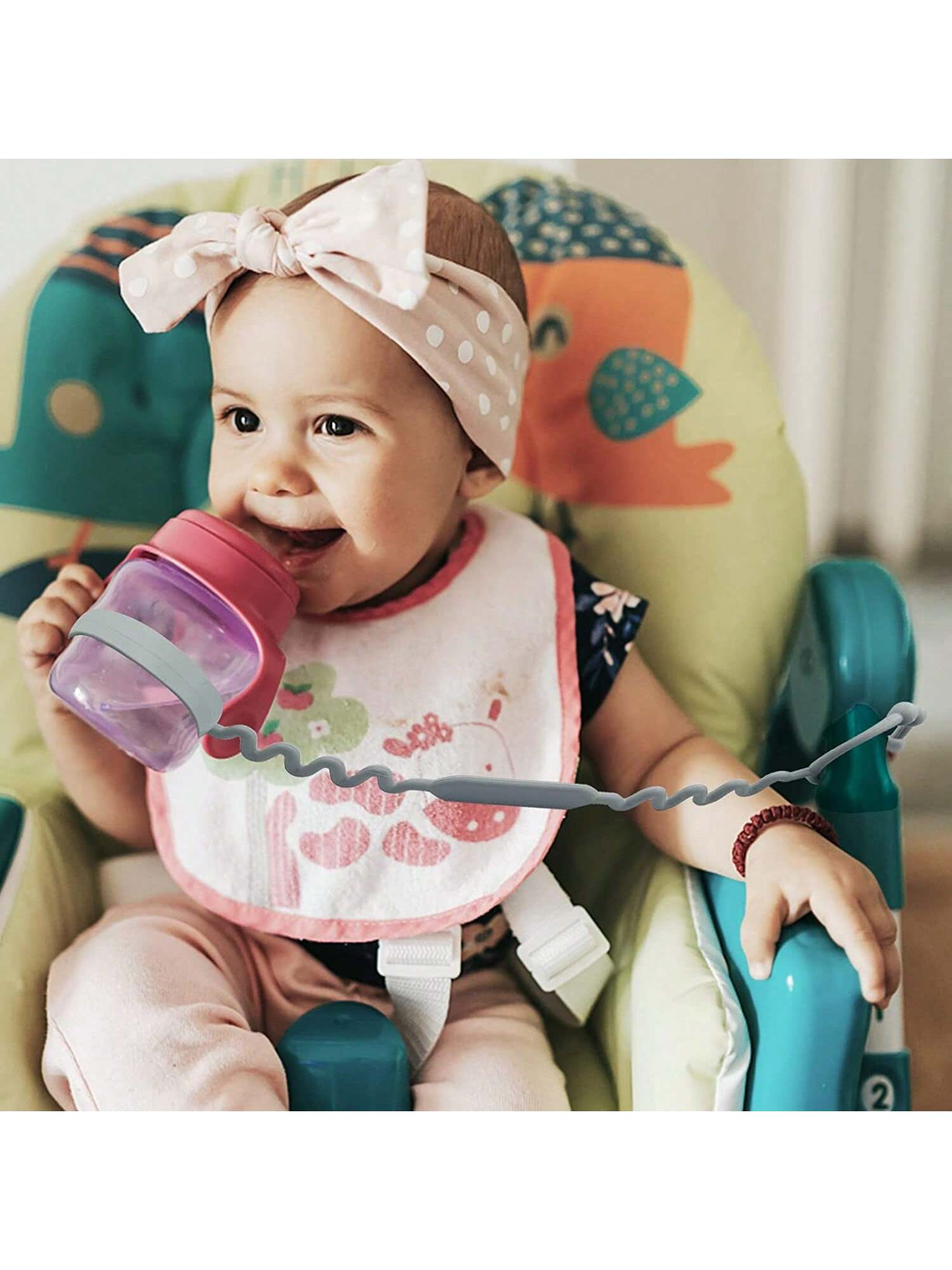 5PK Silicone Toy Straps. Safet - Baby Food Chair ulasan dan harga