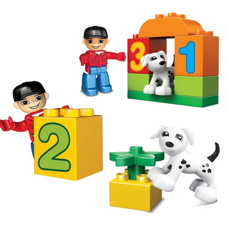 50pcs Duplo Building Blocks Bi - Food Box Baby ulasan dan harga