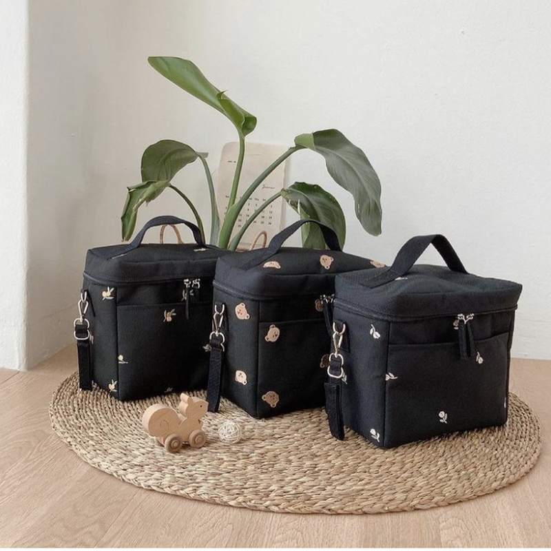 Bear Embroidery Baby Stroller  - Baby Food Organizer ulasan dan harga
