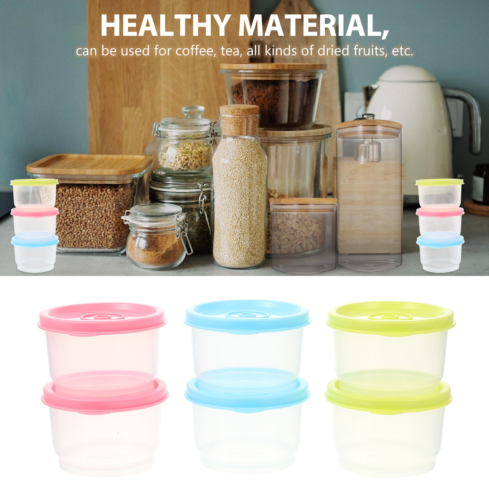 6Pcs Fresh-Keeping Food Box Pr - Baby Food Organizer ulasan dan harga