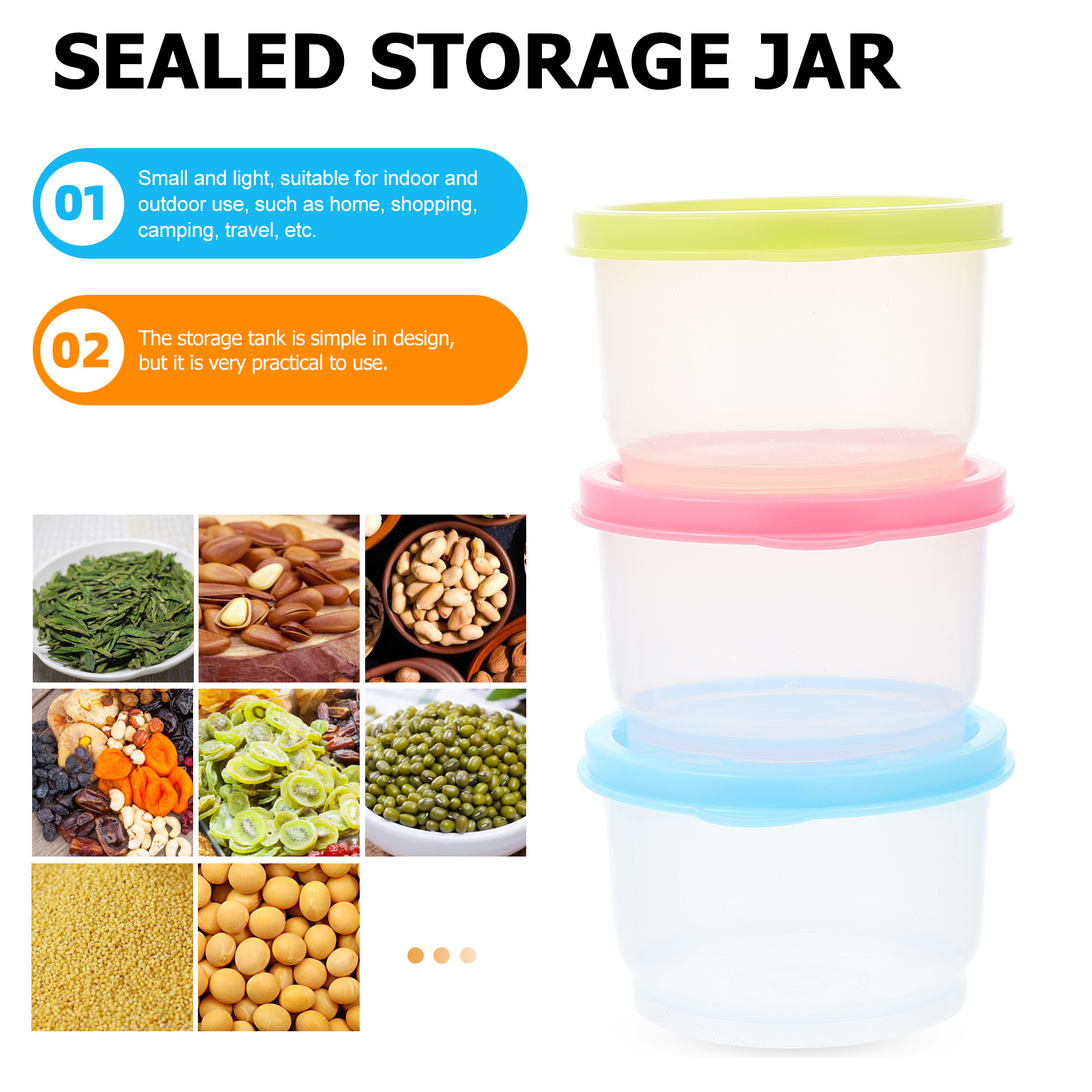 6Pcs Fresh-Keeping Food Box Pr - Baby Food Organizer ulasan dan harga